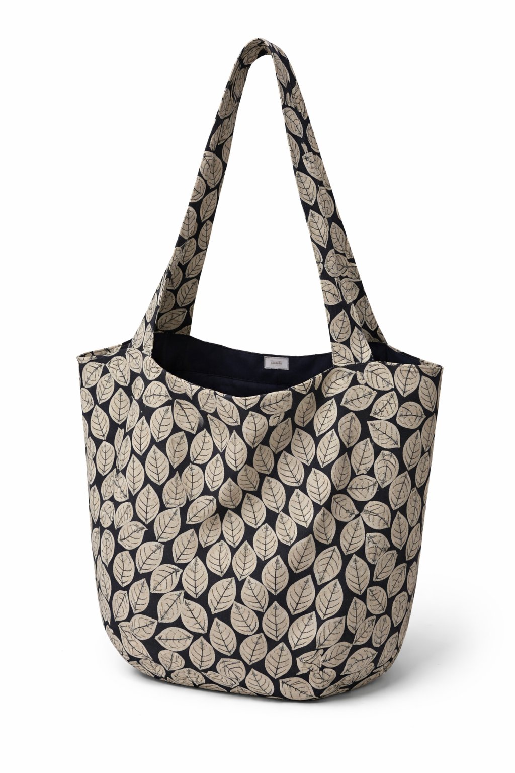 Handmade Leaf Print Carryall Tote [One of One]